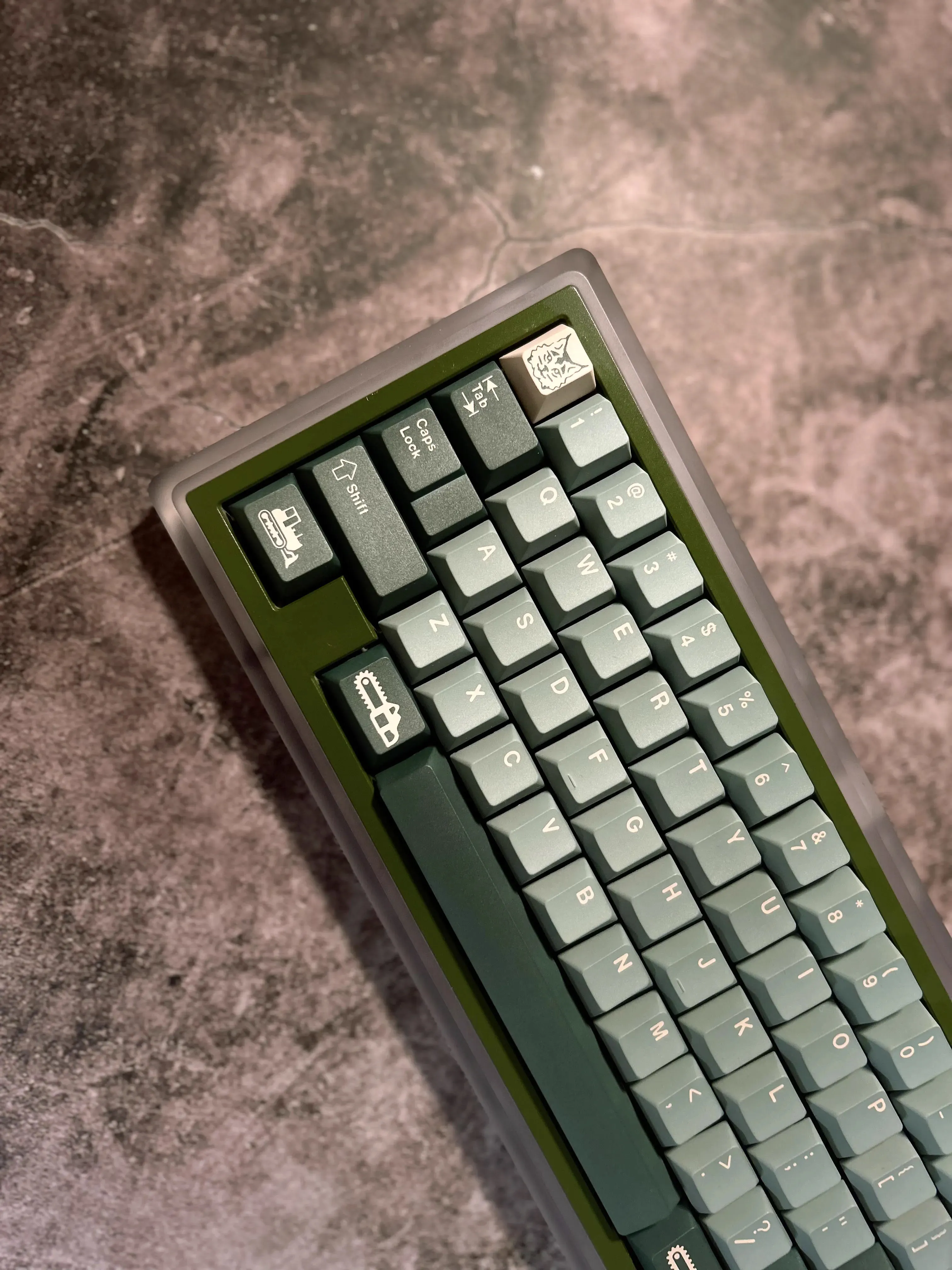 Silent Forest Keycap para teclado mecânico, PBT Keycaps, Perfil Cherry, DYE-SUB, personalizado, 168 chaves