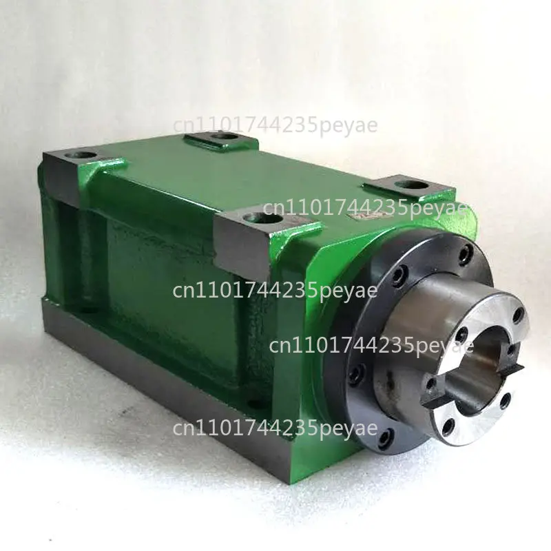 Engraving machine spindle Mohs No. 4 bt40 power head milling machine lathe spindle head boring and milling drilling tapping