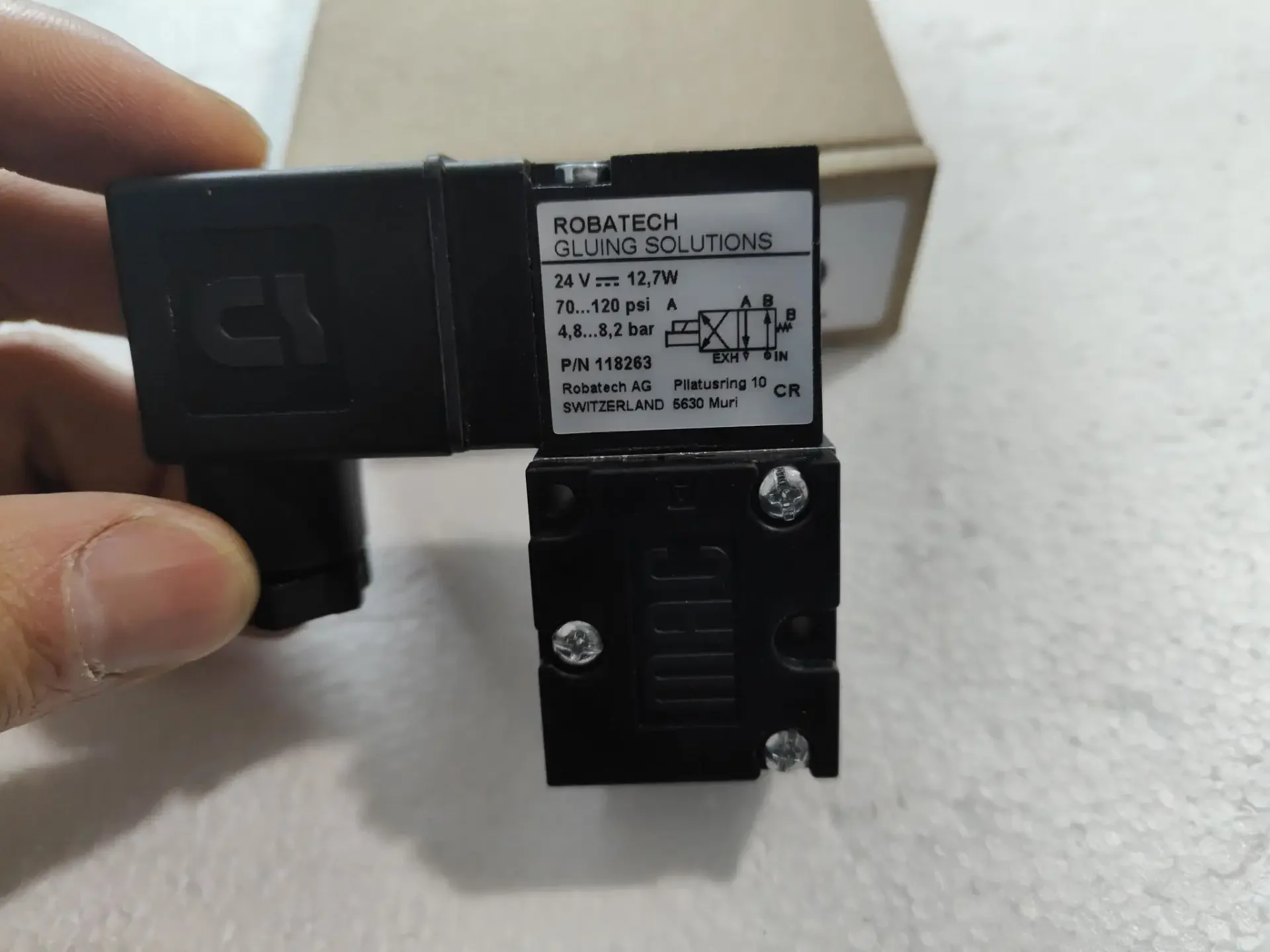 

Robatech Solenoid Valve P/N118263 P/N174320 P/N167270
