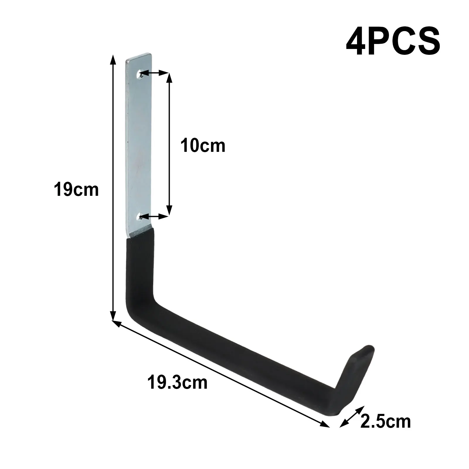 

Utility Hook Garage Hook Wall Hooks Waterproof Anti -slip Practical Hook Home Garage Storage Fixed High Quality