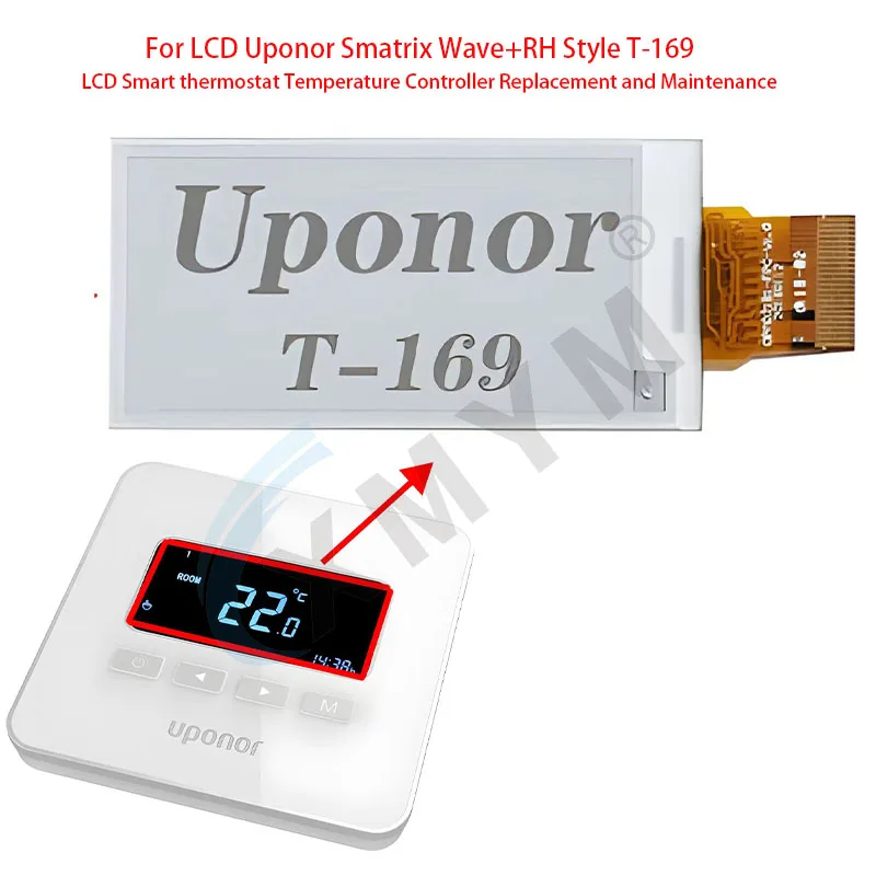 

For LCD Uponor Smatrix Wave+RH Style T-169 LCD Smart thermostat Temperature Controller Replacement and Maintenance