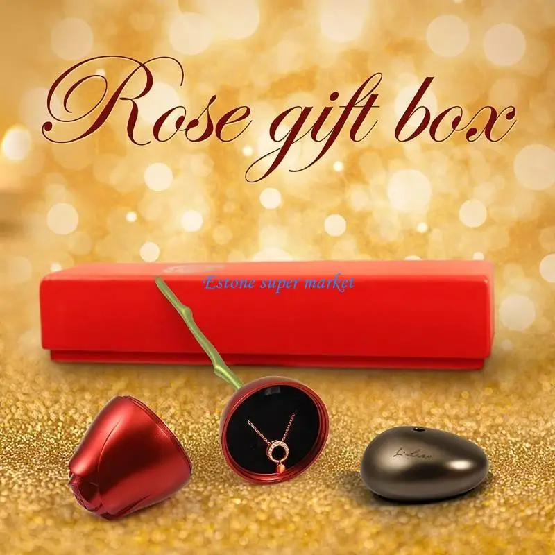 090B FLORES ARTIFICIAIS RED REMOMANCA REMACTOMANA PARA A ESPERA namorada Mãe Anniversary