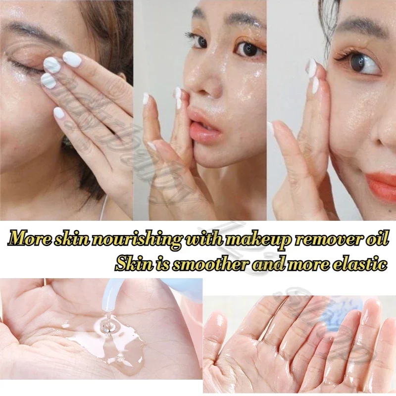 OHBT Cleansing Oil Gentle Cleansing does not irritate sensitive muscles, eyes and lips, full face 3-in-1 blackhead remover 150ml