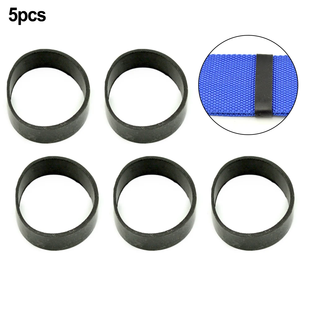 5pcs Rubber Fixed Rings For Scuba Diving Weight Belt Tank Back Straps Underwater Tank Backplate Strap Outdoor Backpack Harness