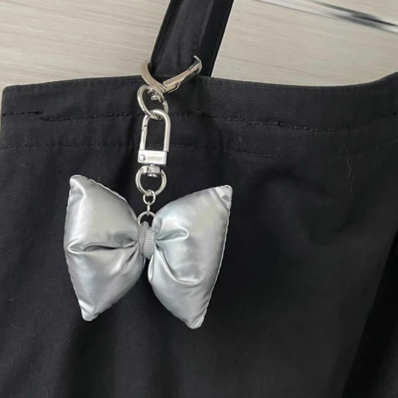 Big Bowknot Keychain Pendant Phone Chain Portable Bag Accessory Keyring Ornament Perfect Gift for Women and Girls