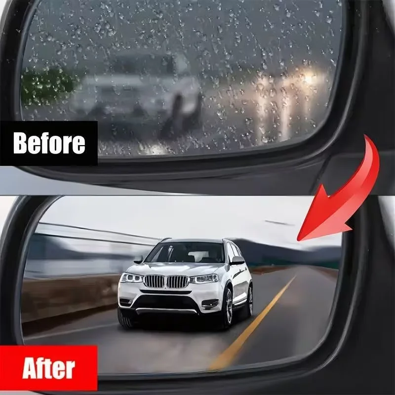 Anti-Fog Spray for Car Glass 50ml QIFENGHE - Clear Vision Defogger with Towel, Prevents Fogging for Auto Windows & Goggles
