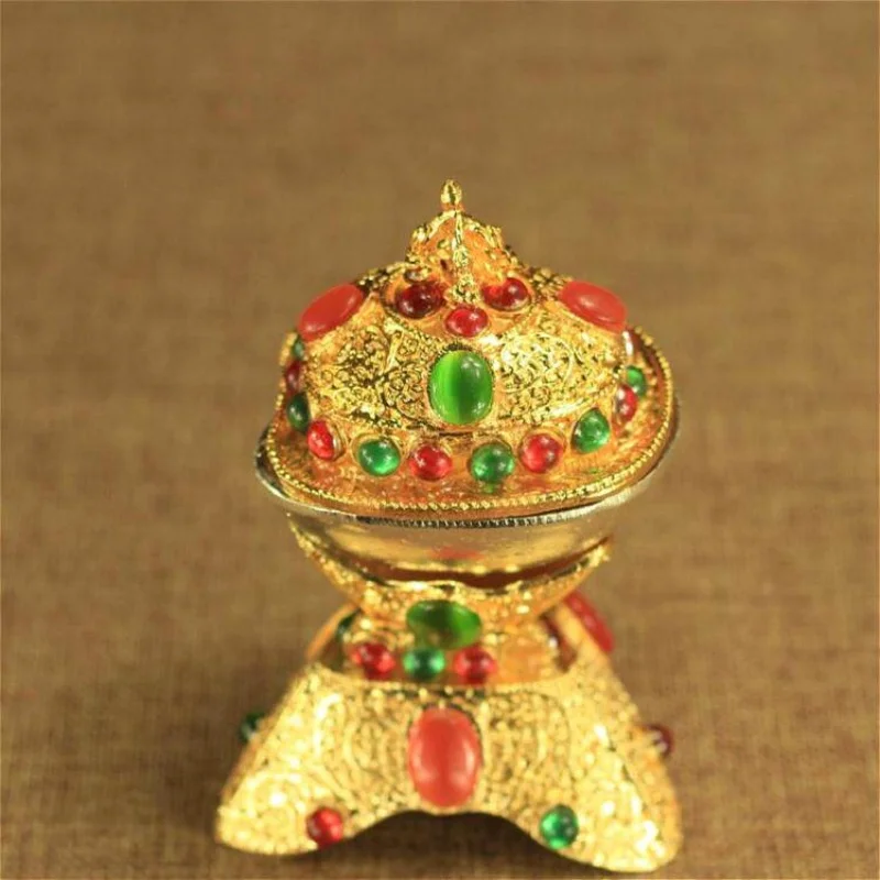 Tibetan Buddhist supplies Tibetan style ritual implement Vajra pestle Toba home Buddhist hall desktop decorations