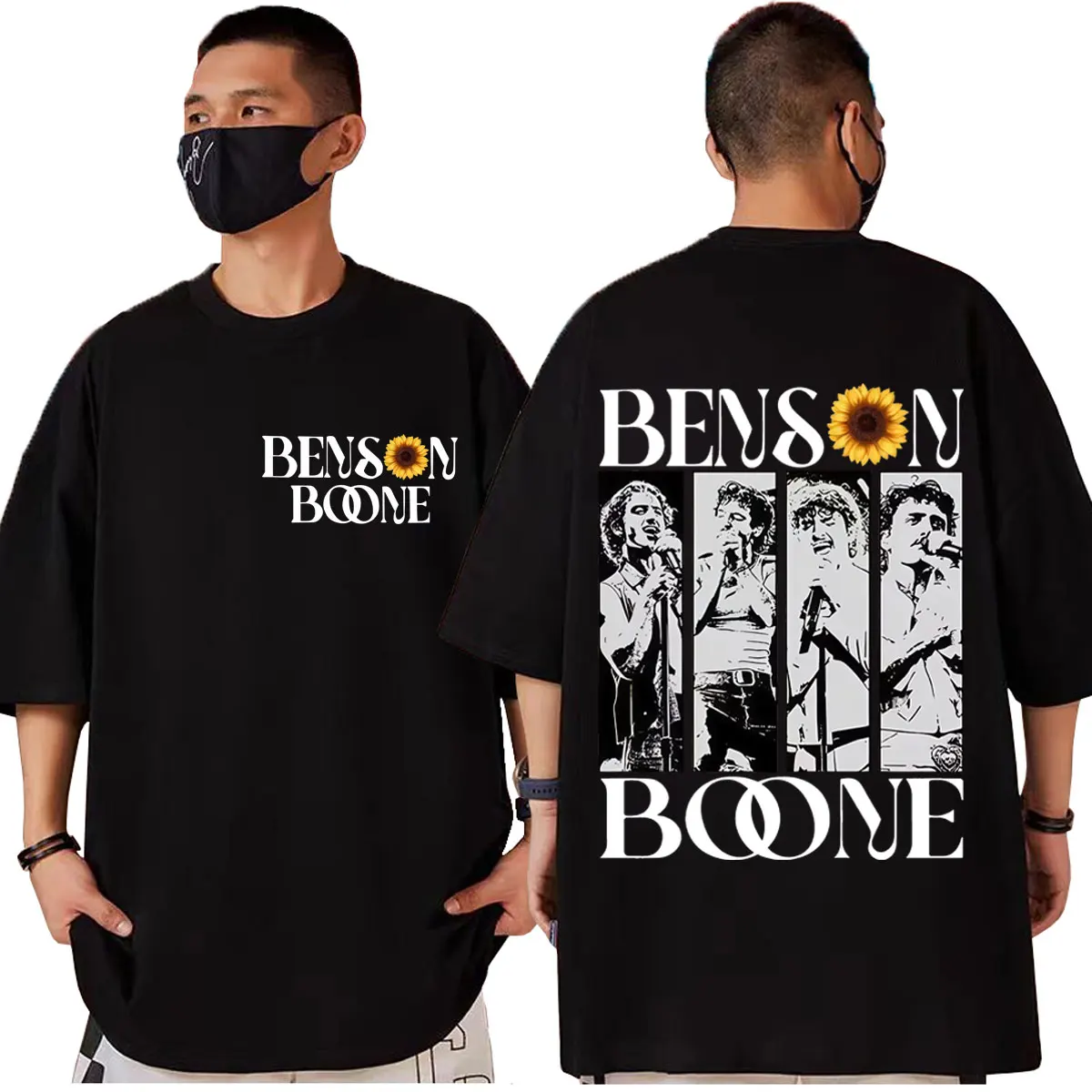 

Benson Boone Graphic T Shirts American Heart World Tour 2025 Merch T-shirt Men Women Fashion Trend Vintage Short Sleeve T-shirts