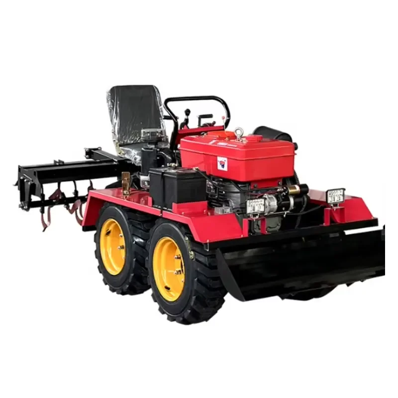 Heavy-Duty Walk-Behind Cultivator with Dual Safety Clutch for Commercial Agricultural Operations