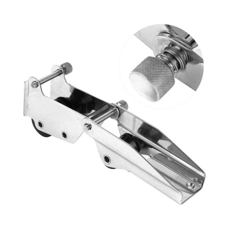 ISURE MARINE Stainless Steel Hinged/Pivoting Anchor Bow Roller 330mm Boat Accessories