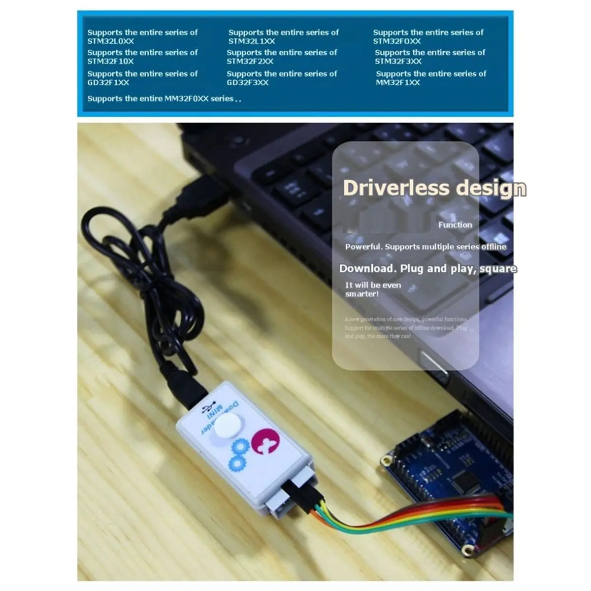 Y2210A*☀▃STM32 & GD32 Full Series Offline Downloader Programmer Burner Standalone Programmer, and Remote Encrypted Upgrade