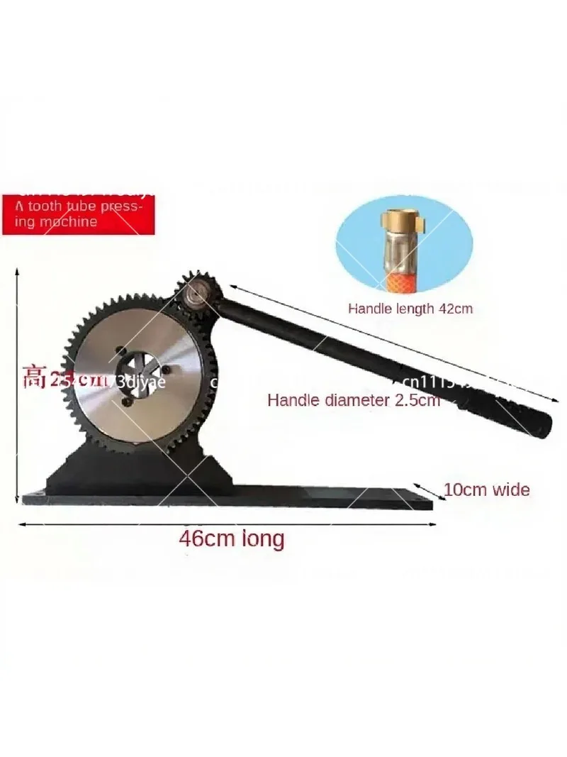 Hydraulic Pipe Crimper Tool with 6/8 Dies Portable Crimping Press for Plastic Hose Pipeline Installation
