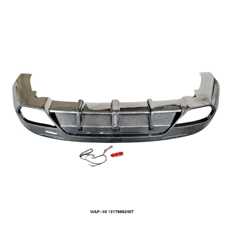 

2017-2021 carbon fiber rear diffuser for Stelvio carbon fiber rear lip forAlfa Romeo Stelvio carbon fiber rear chin