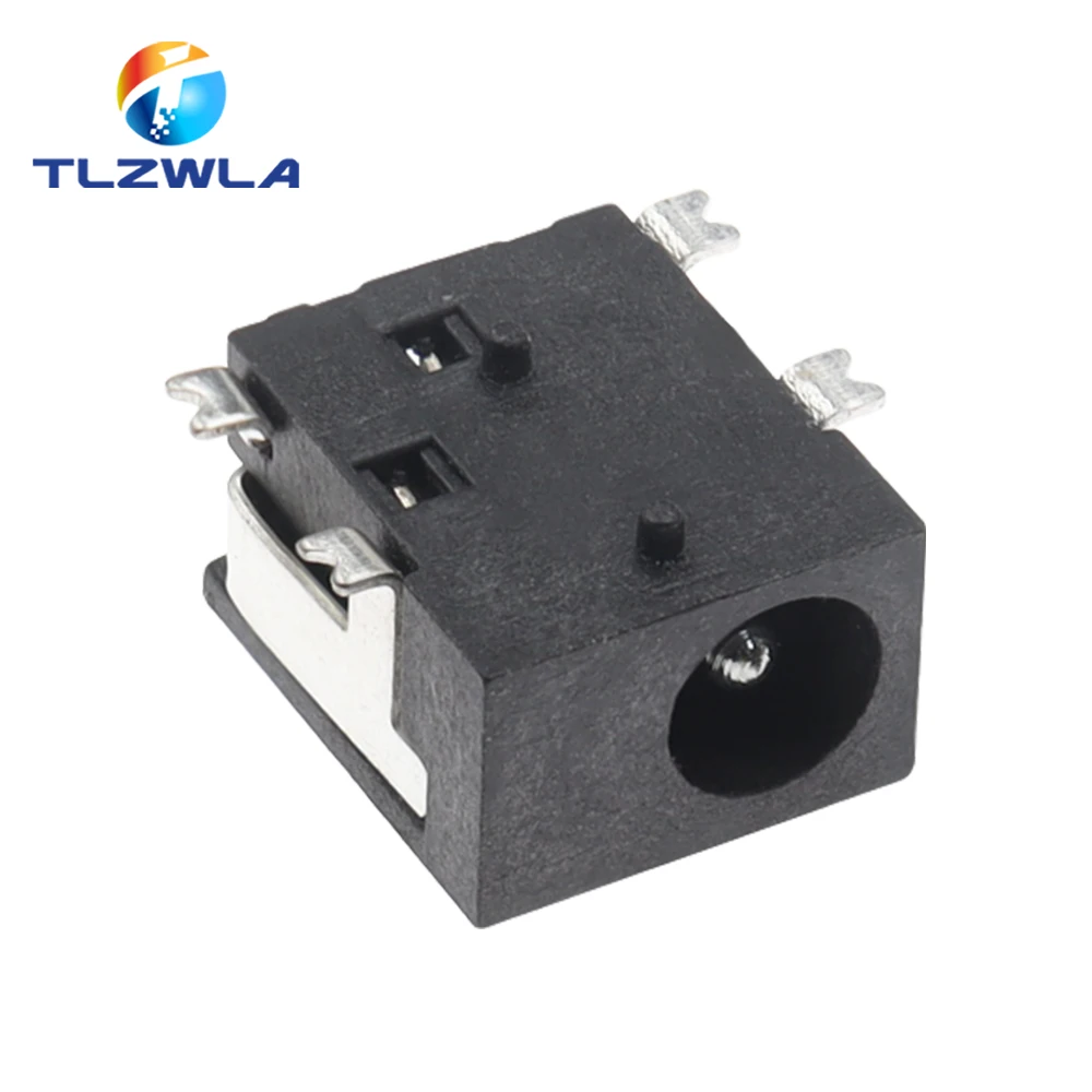 10PCS DC Power Socket DC-033 4.0*1.7mm 3.5*1.35mm DC Socket SMD 4Pin Power Socket DC033 4.0x1.7mm 3.5x1.35mm