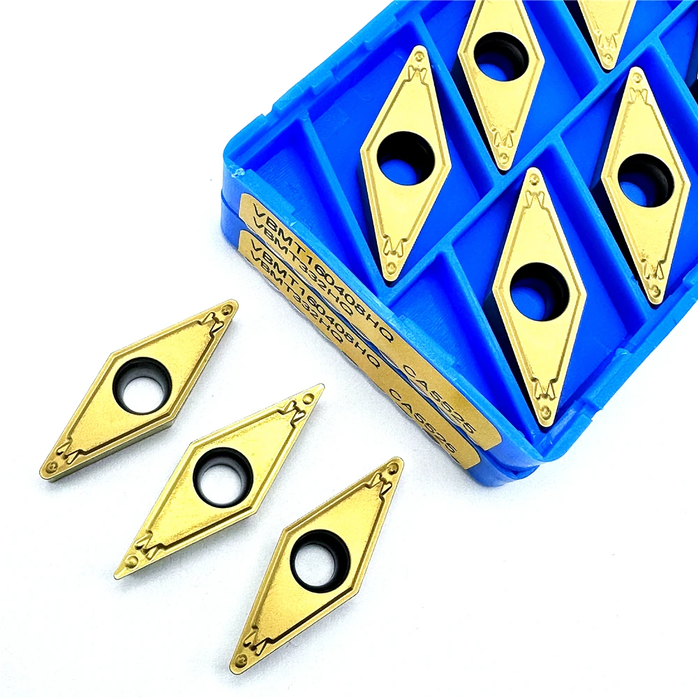 VBMT110304 VBMT160404 VBMT160408HQ เครื่องมือกลึงภายนอก หัวคาร์ไบด์ สำหรับกลึงเหล็ก ใช้กับเครื่องกลึง CNC คุณภาพสูง