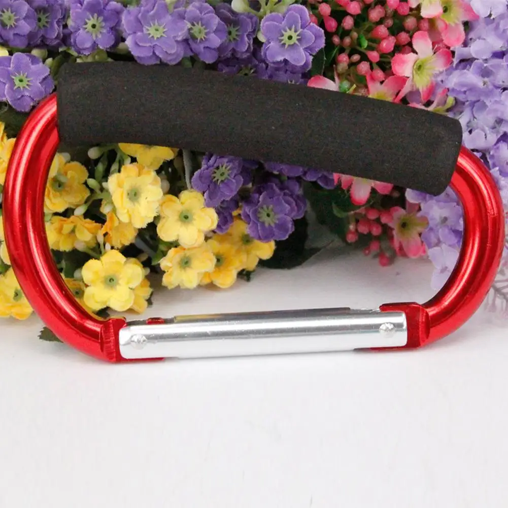 

Large D-shape Aluminum Alloy Carabiner Quick-release Hook 1pc Clip Camping Buckle Outdoor Keychain Random Handle Soft G3N9