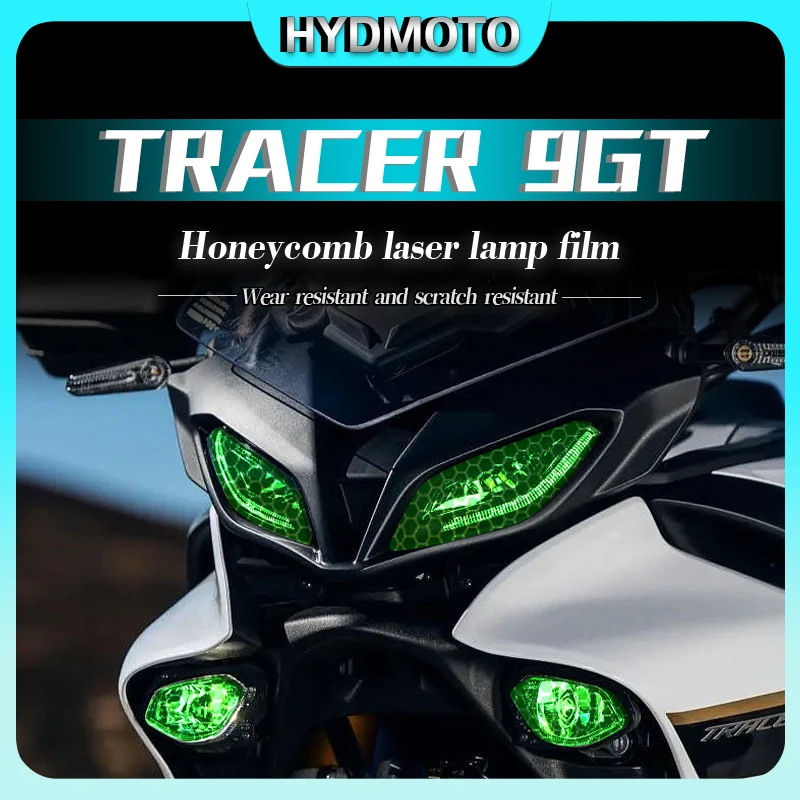 

For Yamaha Tracer 9GT Tracer 9 GT Headlight taillight honeycomb laser protection film sticker decoration modification accessori
