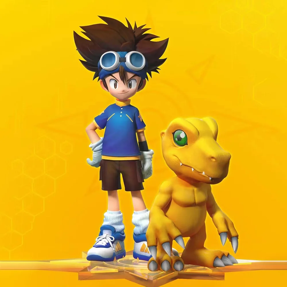 

Digital Monster Anime Figure Yagami Taichi Agumon Digimon Adventure Action Figures Collection Model Toys Gifts