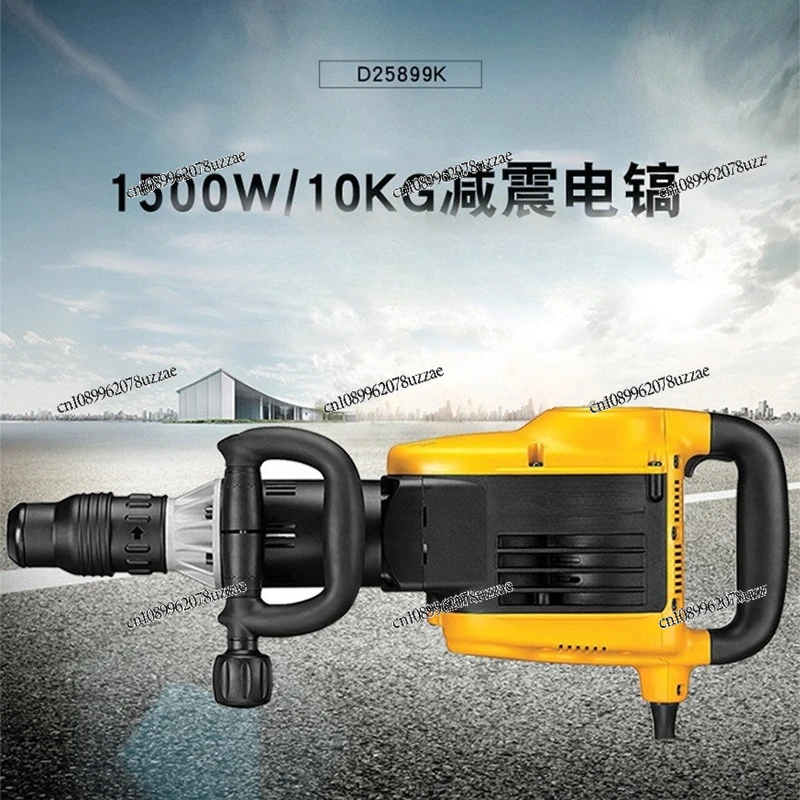 Shock Absorber Electric Pick Concrete Crushing Pick High Power Handheld Rock Drill Stone Crushing Impact Hammer view 2