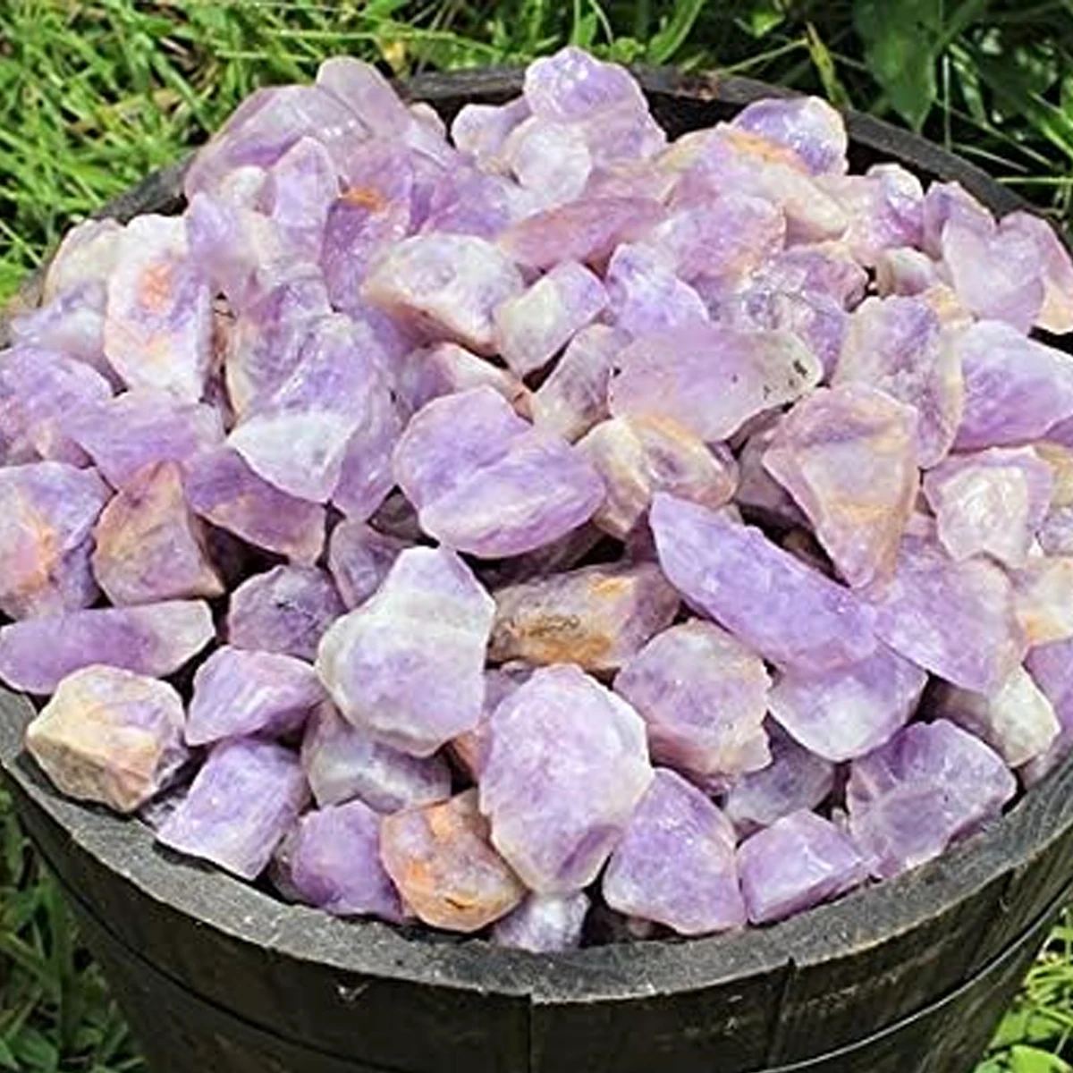 7 Styles 5pcs/set Fluorite Raw Blue Quartz Rose Quartz Purple Quartz Rough Stones 2.5-5cm