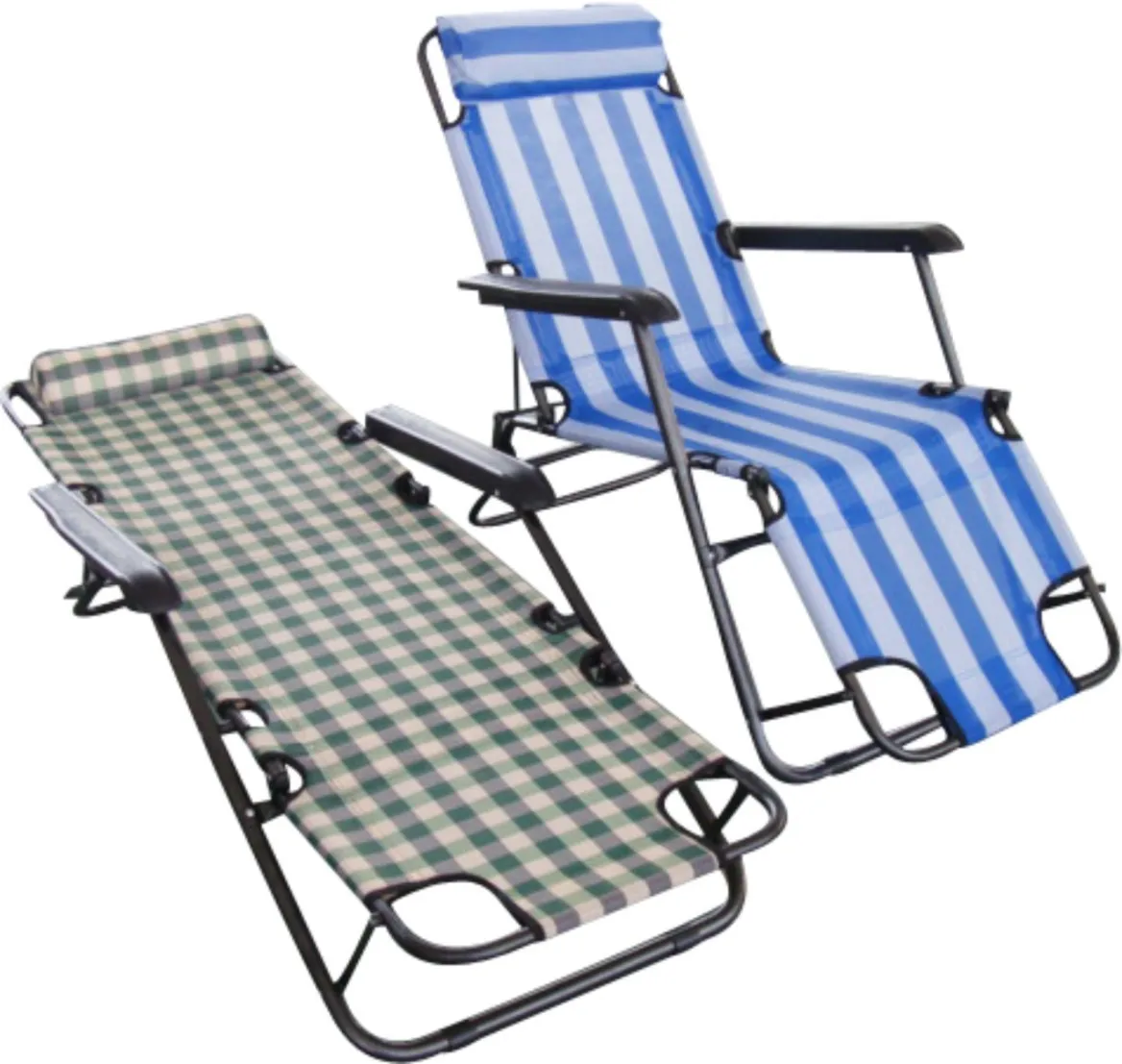 حار بيع كرسي المحمولة السرير وكرسي متعدد الوظائف كرسي استرخاء معدني قابل للتعديل #1