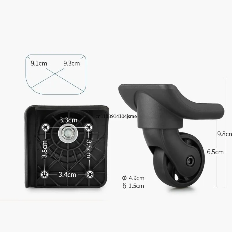 New Waterproof Universal Swivel Caster Wheel Versatile Niche Luggage Spare Roller for Travel Trolley Suitcase Repair