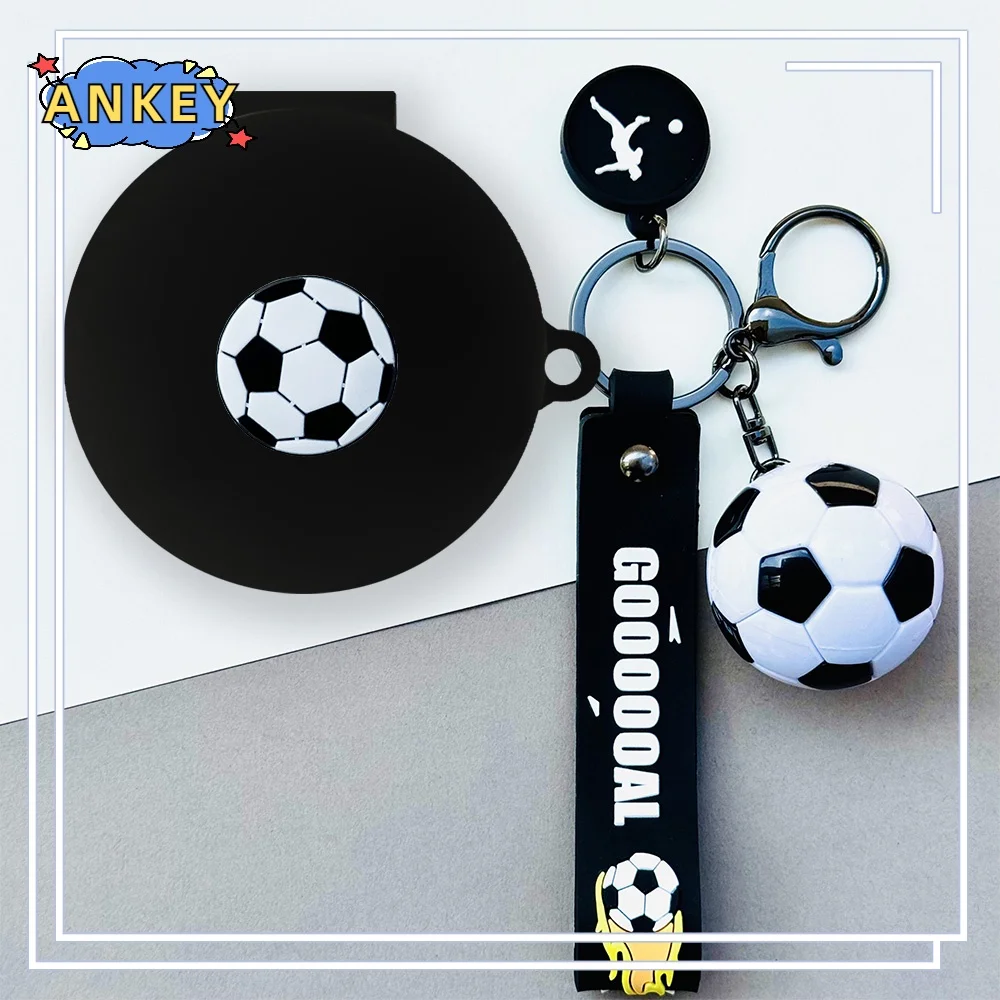 Per SoundPEATS custodia in Silicone Mac Ball Boy Gift auricolari custodia protettiva morbida per cuffie cuffie in pelle con ciondolo