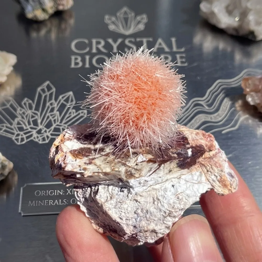 Rare Zeolite Mineral Specimen Natural Raw Gemstone Quartz Cluster Crystal Healing Stone Collector Gift Home Decor