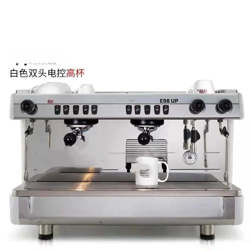 E98UP coffee machine semi-automatic double head electronic control