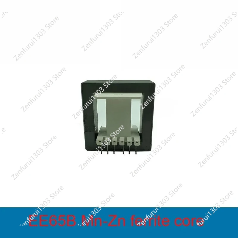 EE65B Mn-Zn Ferrite Core, Vertical Frame Supporting High Frequency Transformer Core, Power Core PC40