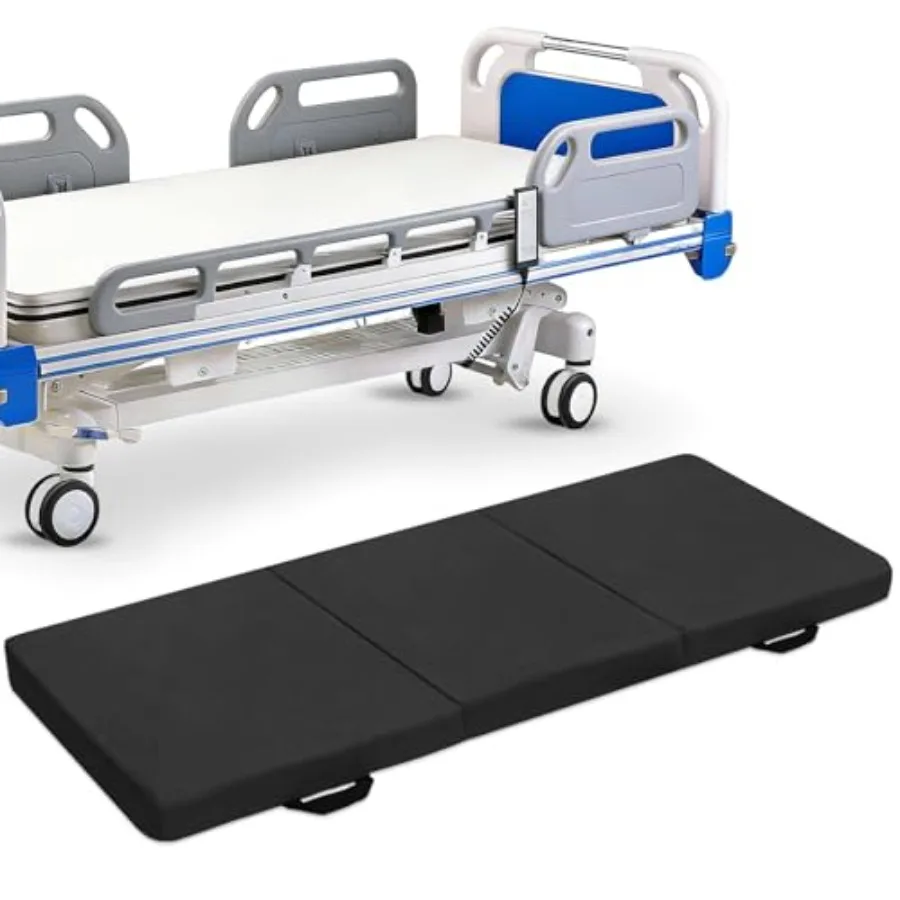 

Foldable Fall Protection Mat for Elderly Waterproof Non Slip Floor Mats with High-Resilience Foam 72 * 24 * 2 Inch Bedside Floo