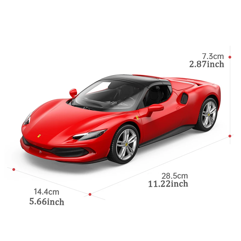 RASTAR Ferrari 296 GTS RC Car 1:16 Scale Remote Control Vehicle Car Model Auto Machine Toy Gift For Kids Adults