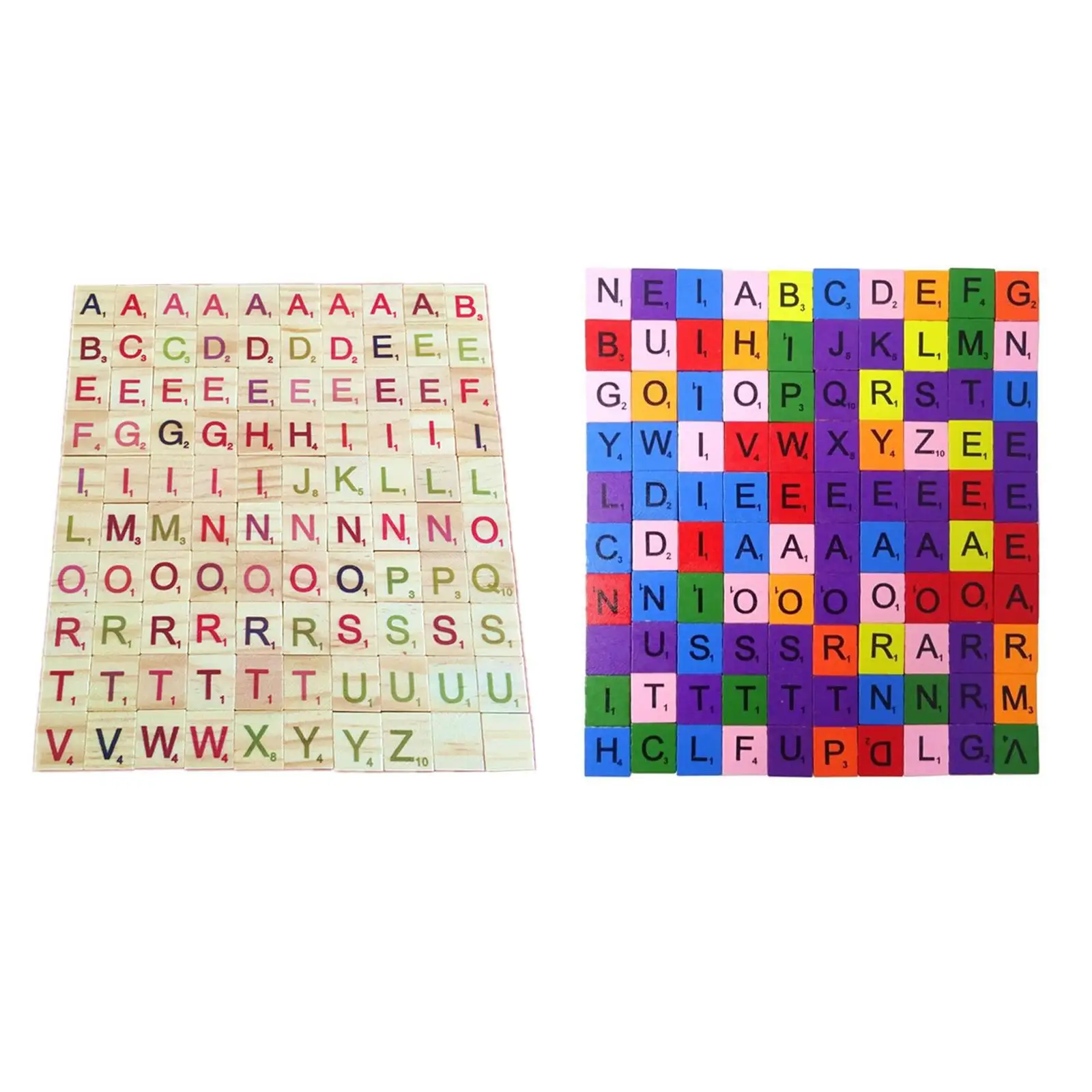 

100Pcs Montessori Letter Alphabet Toys Brain Teaser for Kids Birthday Gifts