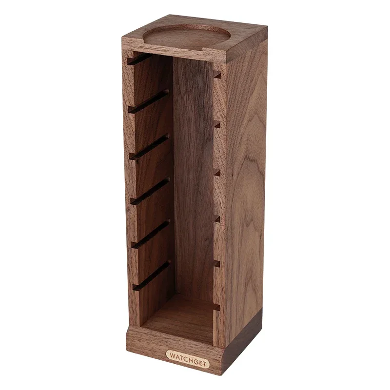 

Coffee Powder Bowl Storage Shelf Walnut Flour Bowl Rack Blind Bowl Divide Water Network Display Stand 58mm Tool