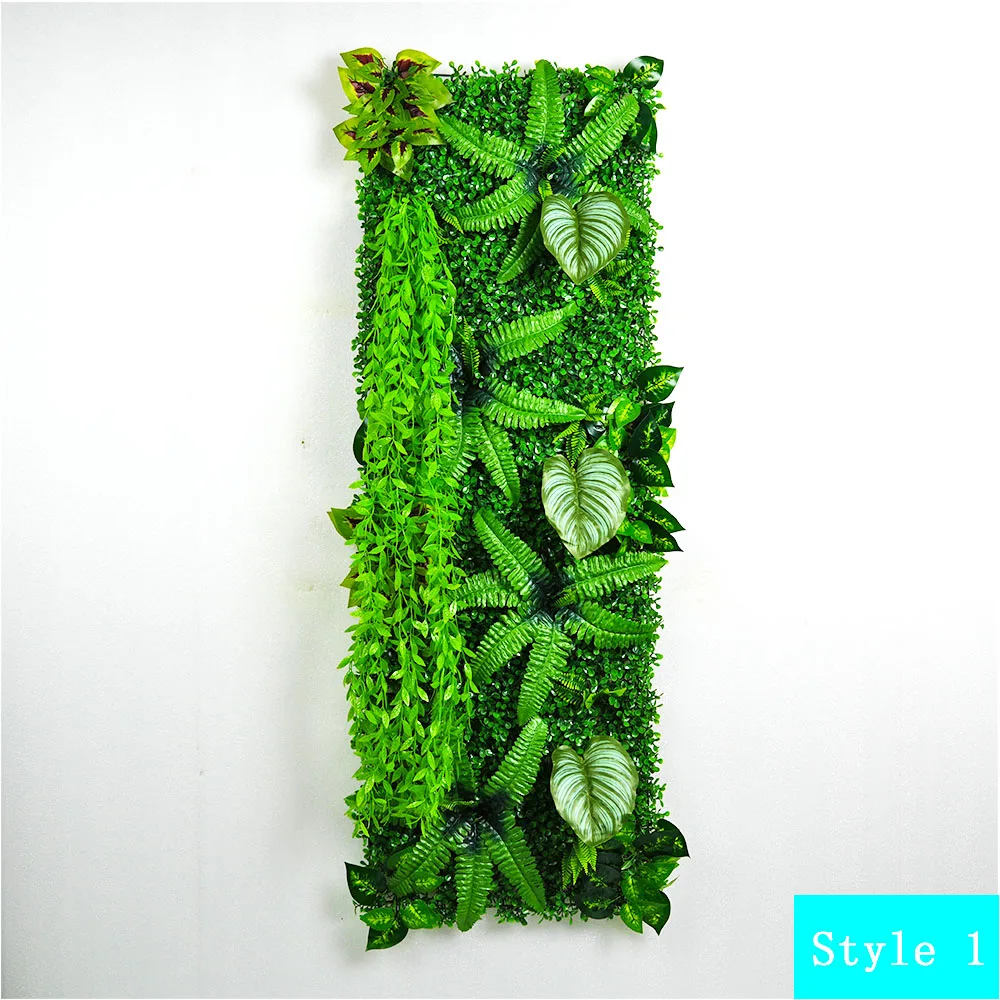 

Artificial Plant Fake Grass Green Wall Lawn Home Wall Panel 15.74inch *47.24inch Home Wedding Decor Indoor Outdoor decor