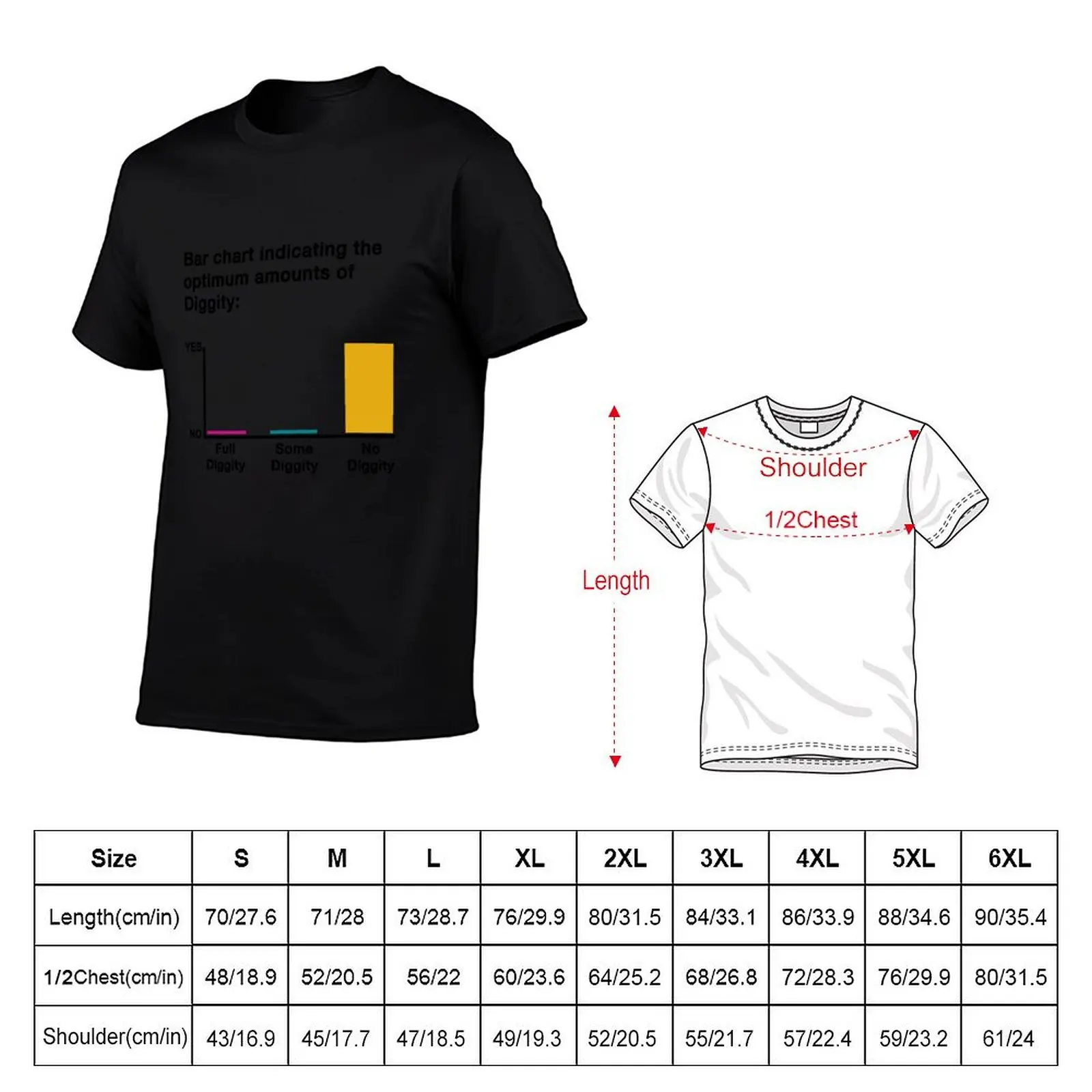 Diggity Bar Chart Tee - Crafty Graph Tee T-Shirt graphic tee shirt blanks mens t shirts casual stylish