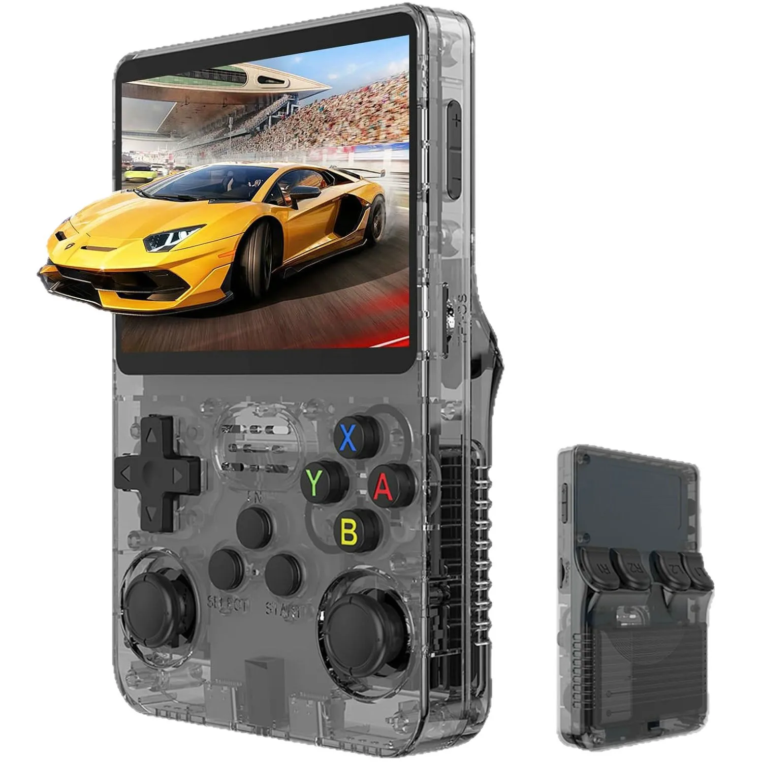 

Игровая консоль R36S в ретро-стиле, 20 000+ классических игр, HD-выход, IPS-экран, 64 ГБ памяти, портативная игровая консоль, подарок для детей