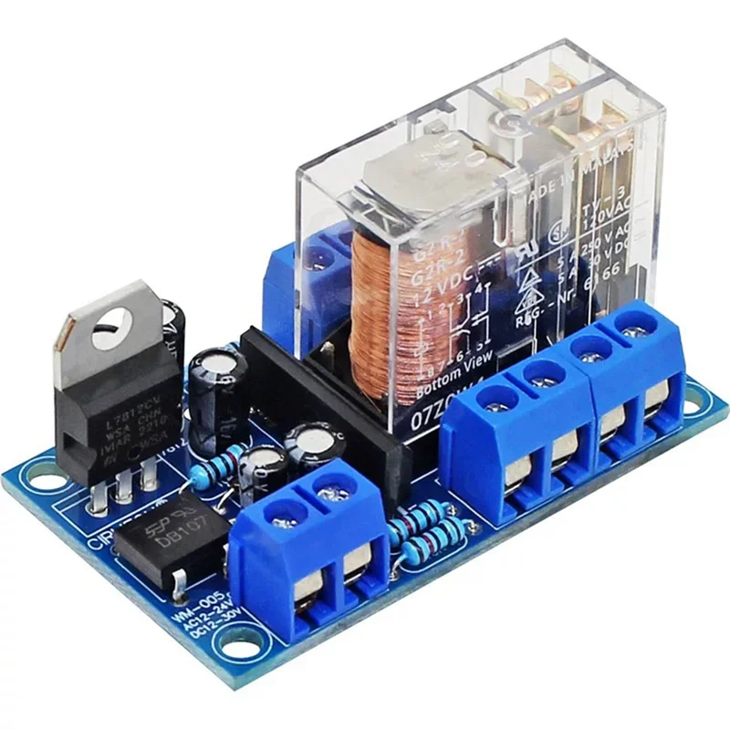 Placa de proteção de alto-falante fólico upc1237 para relé-diy interruptor passivo liga/desliga atraso módulo de funcionalidade anti-impacto