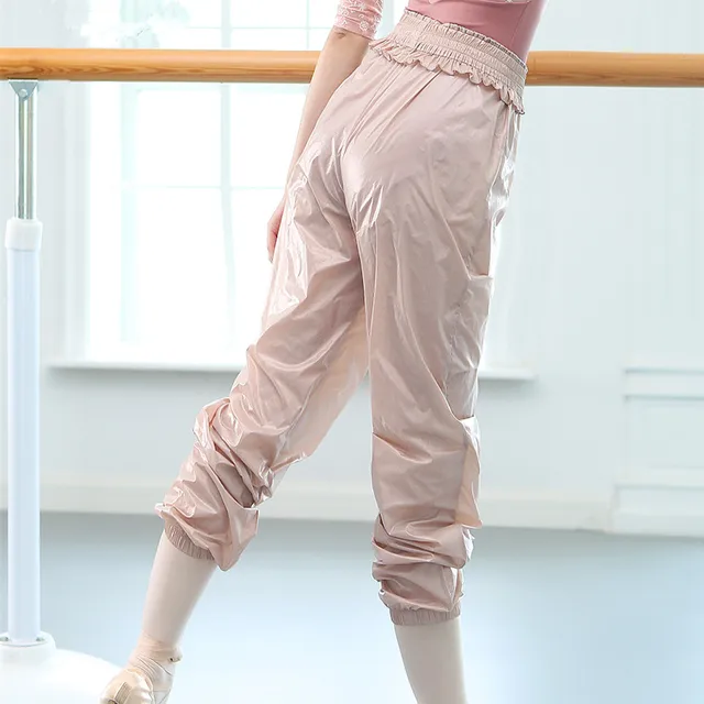 Damskie spodnie dresowe Jogger taniec Harem hermetyczny wzrost temperatury sportowe luźne spodnie Solid Fitness Casual Girls długie spodnie