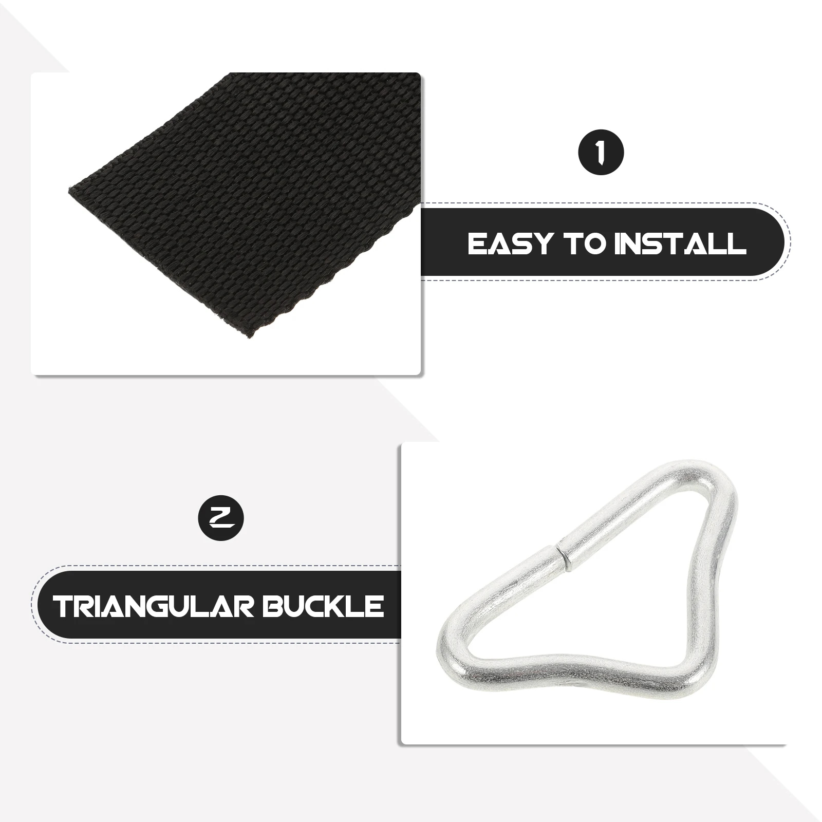 

1 set 1 Set Triangle Ring Portable Replacement Parts Wear-Resistant Metal For Kids V-Shaped Rings Trampoline Accessories Compact