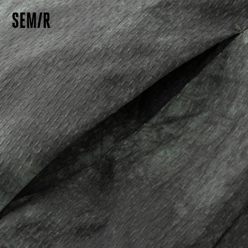 Semir Down Jacket Men 2024 Winter New Fashionable Gradient Printing Thick Outerwear Trendy Individual Oversize Down Jacket