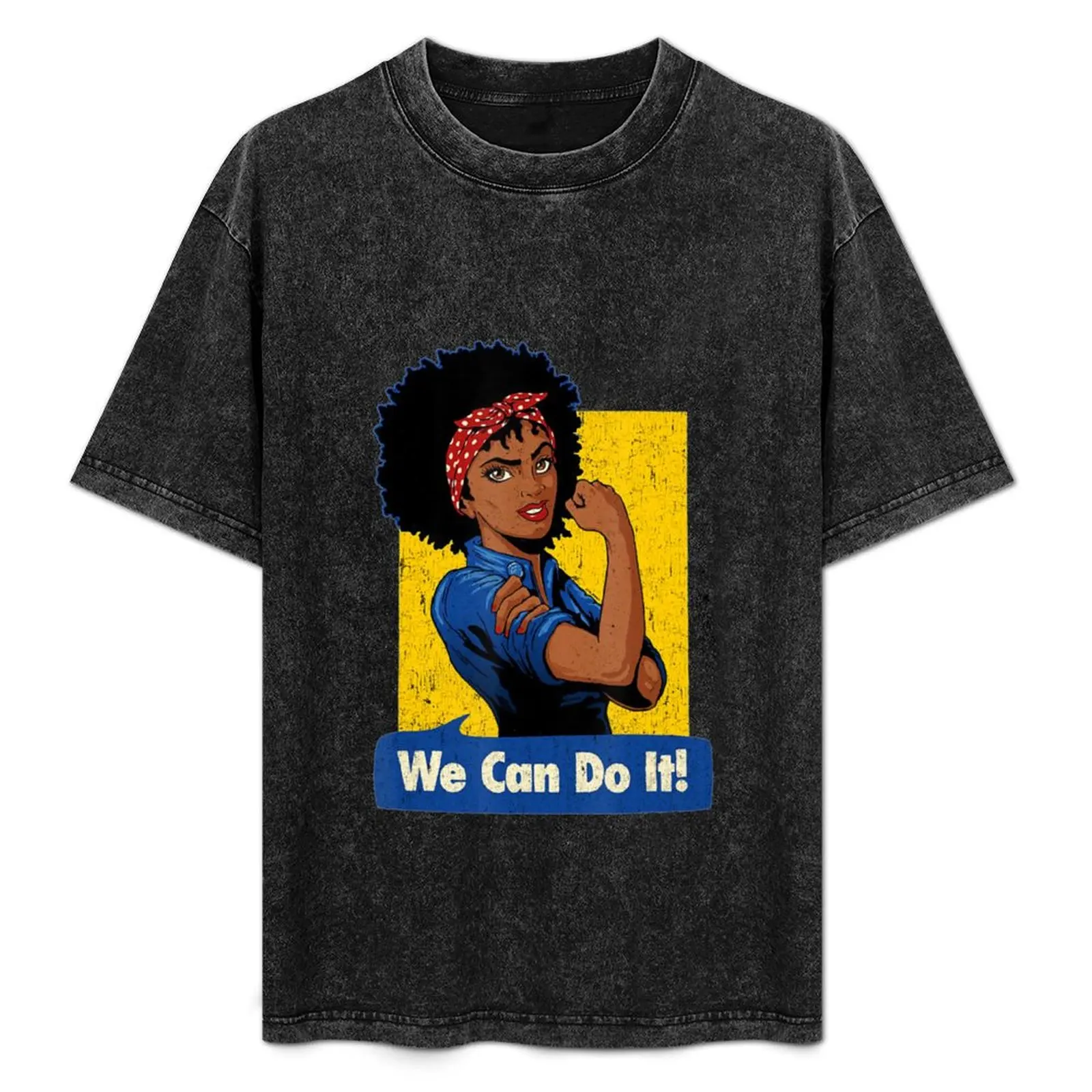 

Rosie The Riveter Black Strong T-Shirt custom shirt graphic t shirts Men's t-shirt