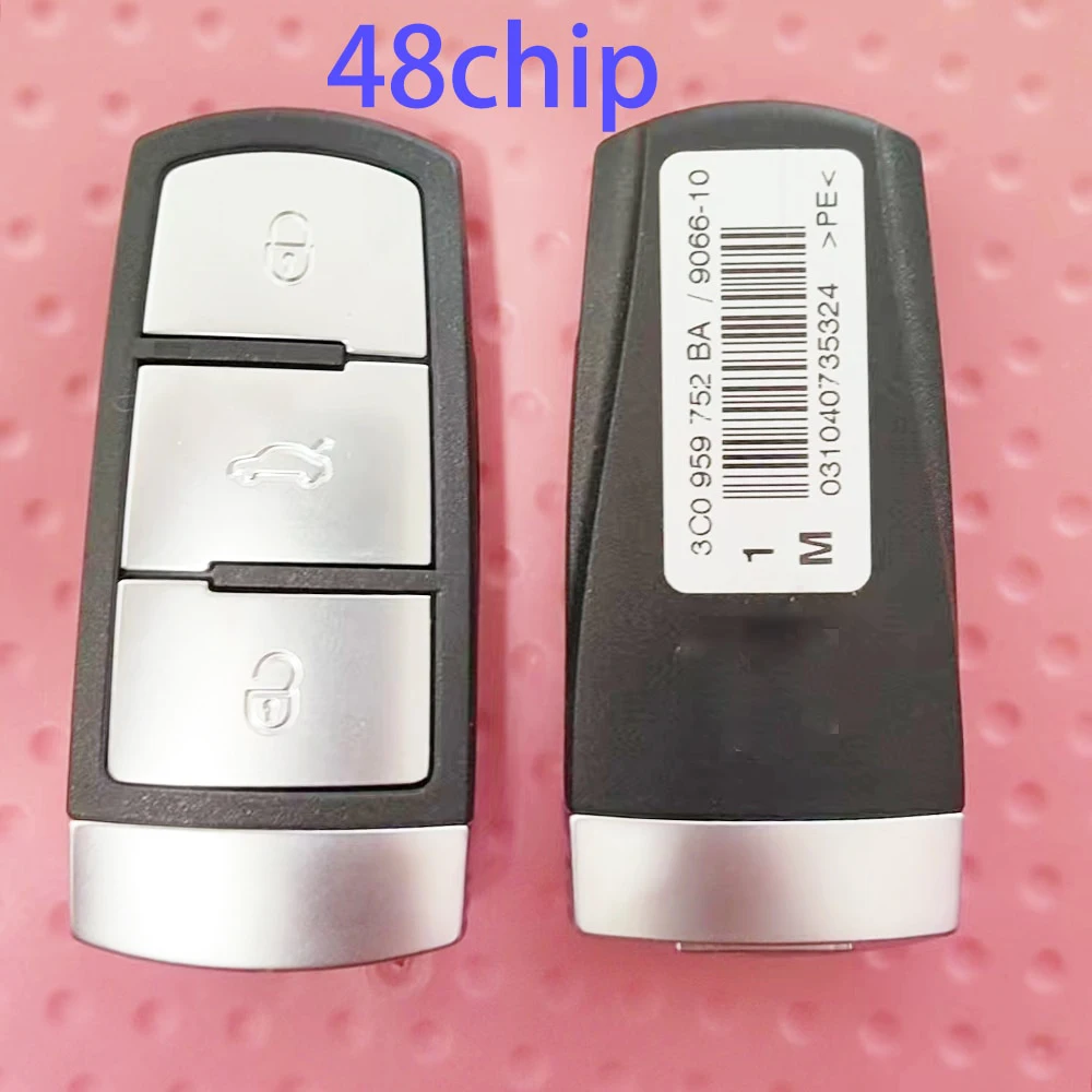 Original genuine Smart key 3 Buttons 434MHZ Remote Control key Keyless go Car Key For VW Passat B6 3C B7 Magotan CC 46/48 Chip