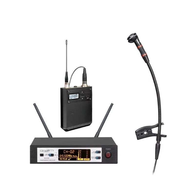 CX-500 Lavalier Microphone Portable Wireless for Stage Performances of Saxophone Violins and Other Instruments
