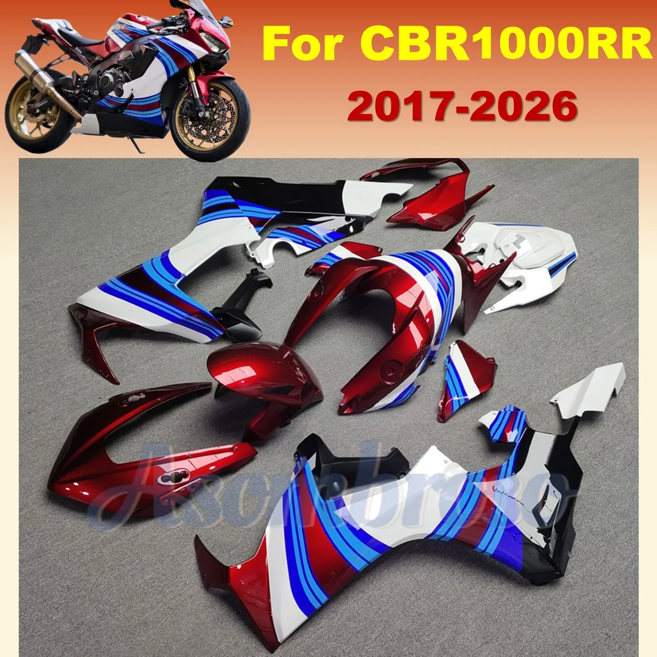 

CBR1000RR Fairings for Honda CBR 1000 RR 2017-2026 CBR1000RA SP S1 S2 Motorcycle Aftermarket ABS Plastic Body kit
