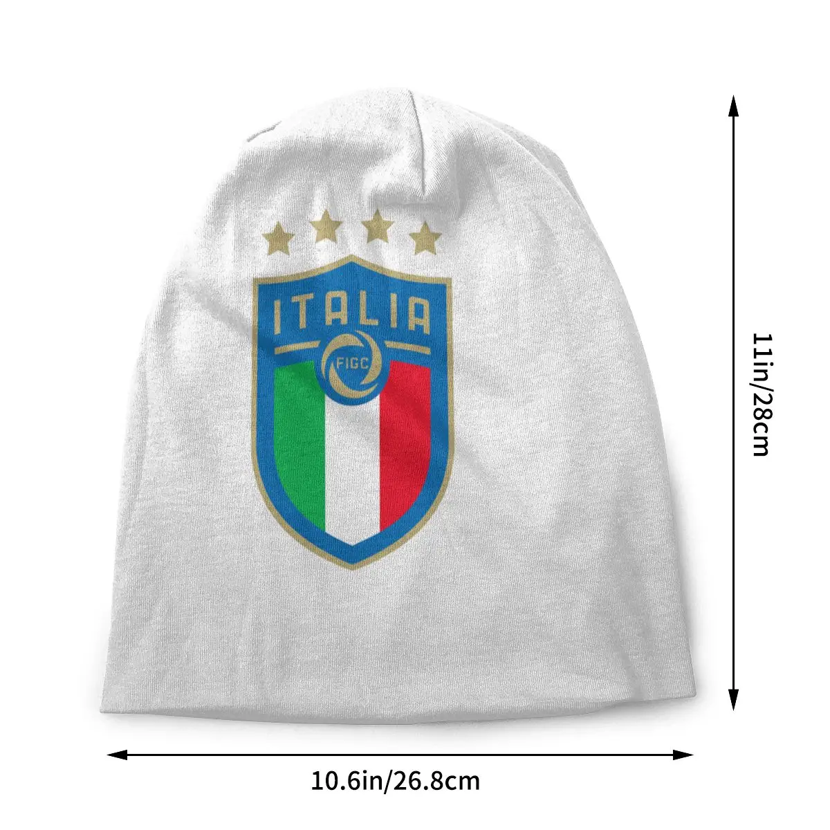 World 4 Stars Soccer Football Legends Figc Bonnet Hat Knitting Hats Cool Autumn Winter Skullies Beanies Hats Adult Warm Cap