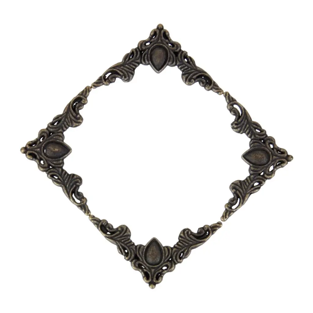 12 Pcs. Vintage Metal Corner Corner Fitting Corner Case Corner