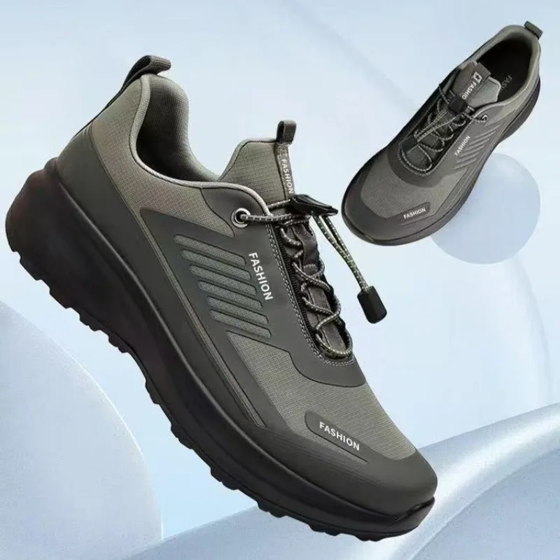 New Men's Breathable Running Sneakers Outdoor Casual Durable Comfortable Hiking Sports Shoes Lightweight Comfortable Man Shoes
