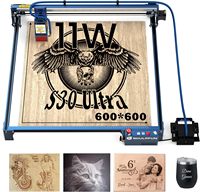 SCULPFUN S30 Ultra 11W Laser Engraving Machine 600x600mm Engraving Area With Automatic Air Assist Replaceable Lens