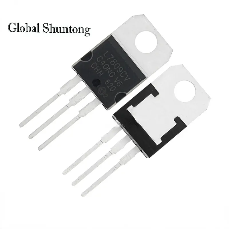 

50pcs L7809CV TO-220 9V Three Terminal Voltage Regulator Transistor